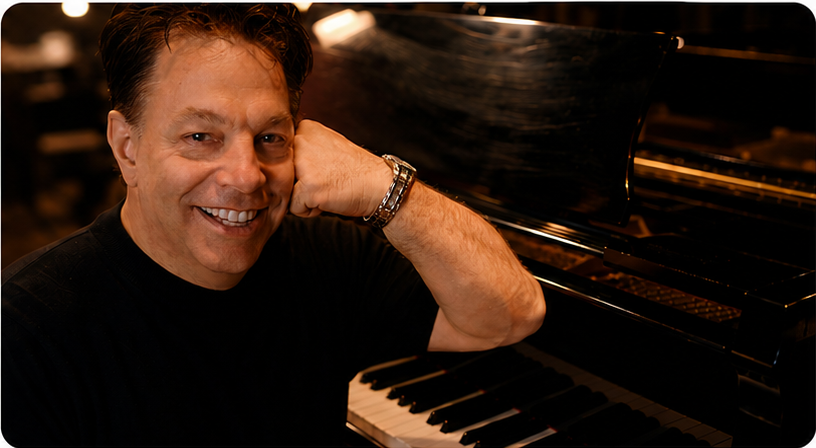 Steve Lippia at the piano